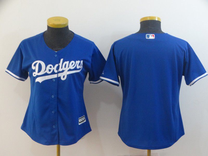 Women Los Angeles Dodgers Blank Blue Game MLB Jerseys->youth mlb jersey->Youth Jersey